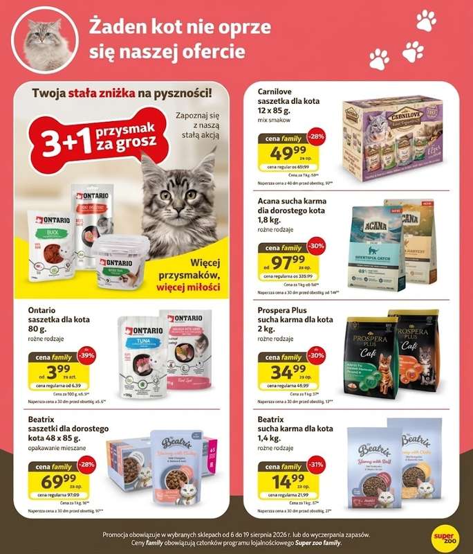 Super Zoo - gazetka promocyjna Gazetka od czwartku 06.08 do środy 19.08 - strona 5