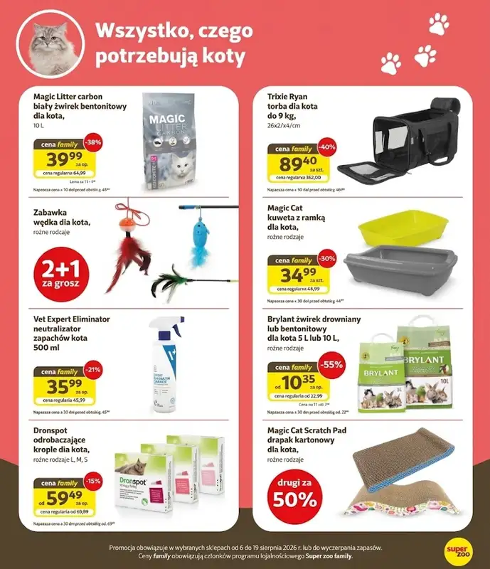 Super Zoo - gazetka promocyjna Gazetka od czwartku 06.08 do środy 19.08 - strona 4