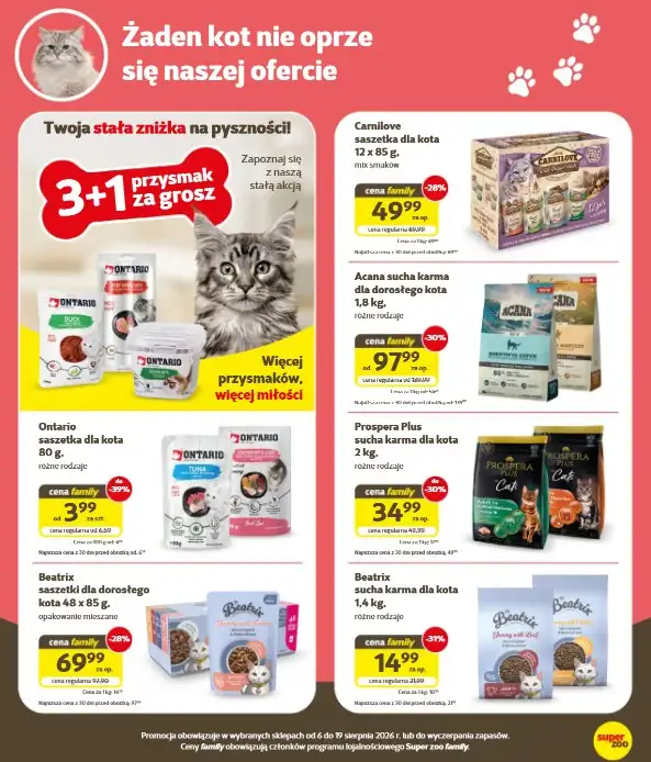 Super Zoo - gazetka promocyjna Gazetka od czwartku 06.08 do środy 19.08 - strona 5
