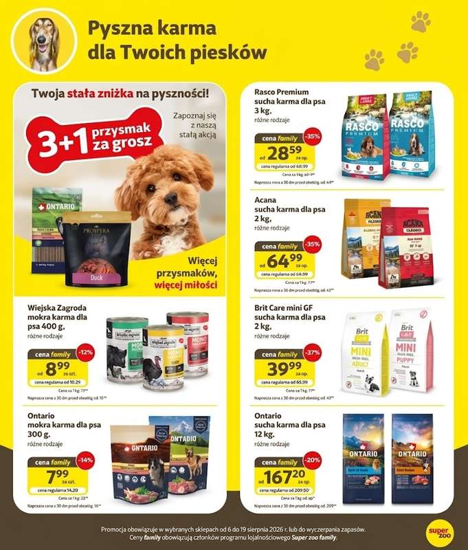 Super Zoo - gazetka promocyjna Gazetka od czwartku 06.08 do środy 19.08 - strona 3