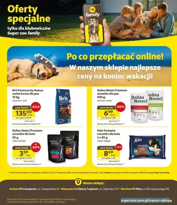 Super Zoo - gazetka promocyjna Gazetka od czwartku 06.08 do środy 19.08 - strona 8