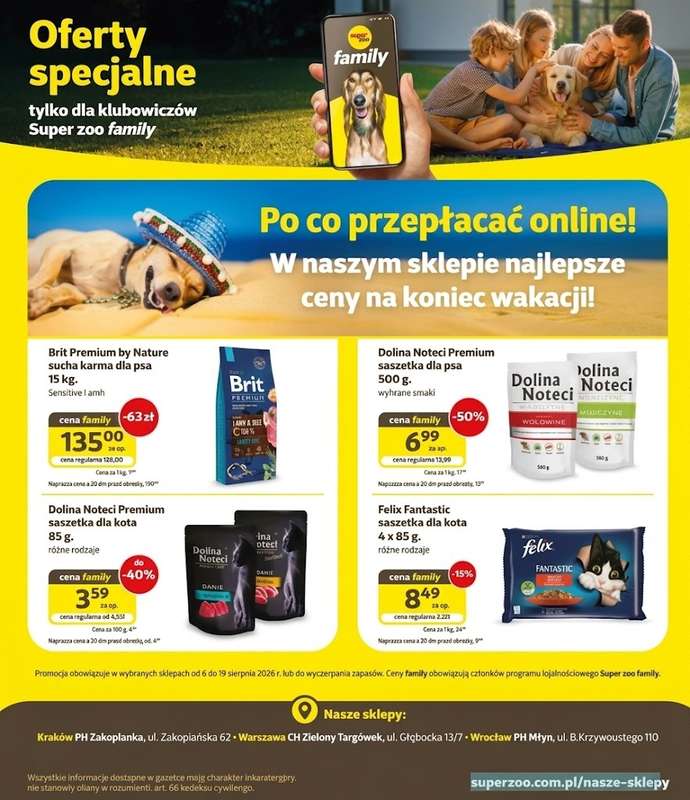 Super Zoo - gazetka promocyjna Gazetka od czwartku 06.08 do środy 19.08 - strona 8