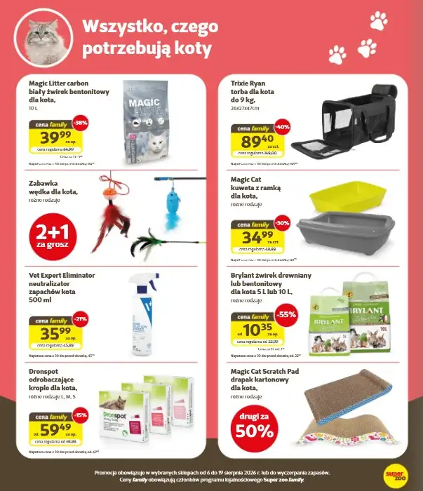 Super Zoo - gazetka promocyjna Gazetka od czwartku 06.08 do środy 19.08 - strona 4