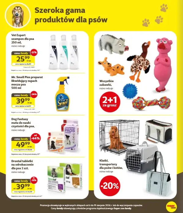 Super Zoo - gazetka promocyjna Gazetka od czwartku 06.08 do środy 19.08 - strona 2