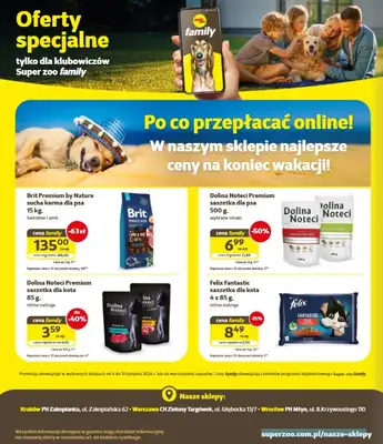 Super Zoo - gazetka promocyjna Gazetka od czwartku 06.08 do środy 19.08 - strona 8