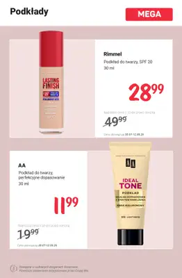 Rossmann - gazetka promocyjna MEGA promocje na makijaż! od poniedziałku 03.08 do środy 12.08 - strona 3