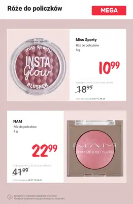 Rossmann - gazetka promocyjna MEGA promocje na makijaż! od poniedziałku 03.08 do środy 12.08 - strona 6