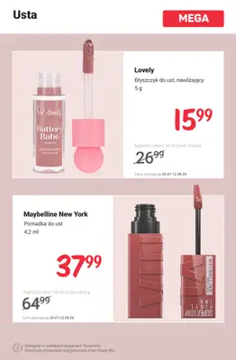 Rossmann - gazetka promocyjna MEGA promocje na makijaż! od poniedziałku 03.08 do środy 12.08 - strona 11