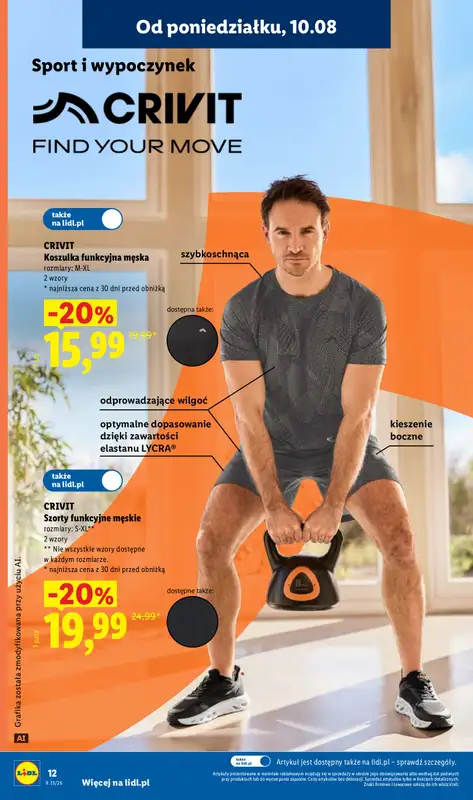 Lidl - gazetka promocyjna Katalog od poniedziałku 10.08 do piątku 14.08 - strona 14