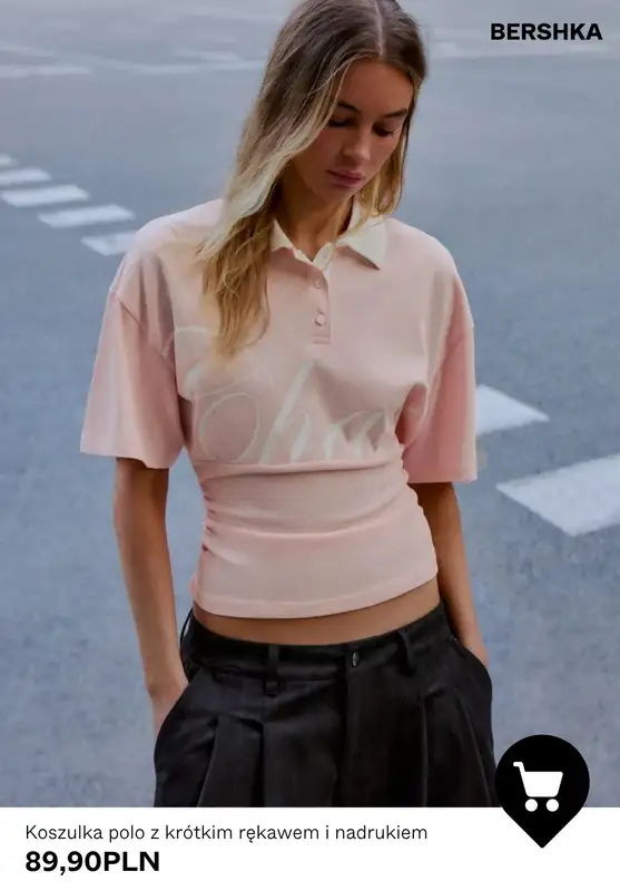 Bershka - gazetka promocyjna Koszulki damskie od 29,90 PLN od poniedziałku 03.08  - strona 2