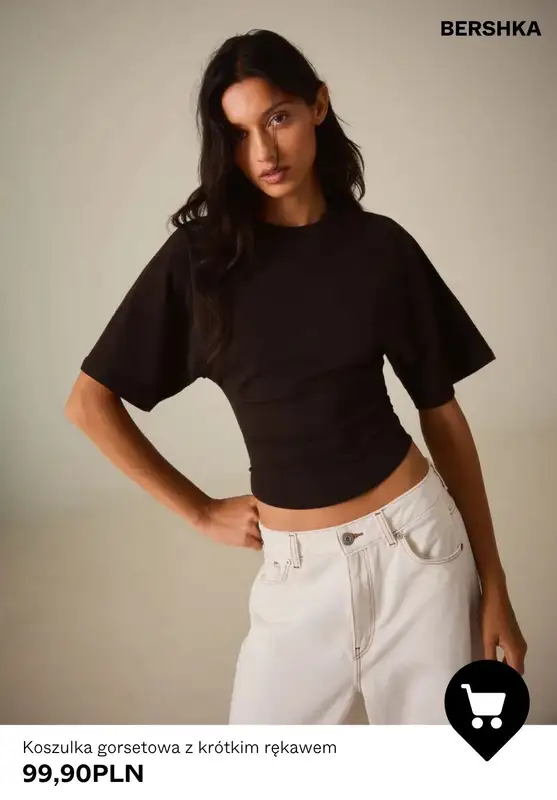 Bershka - gazetka promocyjna Koszulki damskie od 29,90 PLN od poniedziałku 03.08  - strona 10
