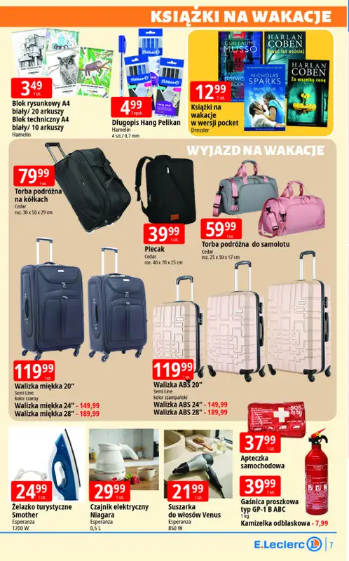 Leclerc - gazetka promocyjna Oferta Lublin Zana od poniedziałku 03.08 do soboty 08.08 - strona 7