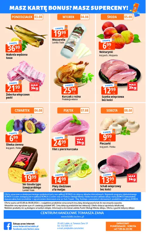 Leclerc - gazetka promocyjna Oferta Lublin Zana od poniedziałku 03.08 do soboty 08.08 - strona 8
