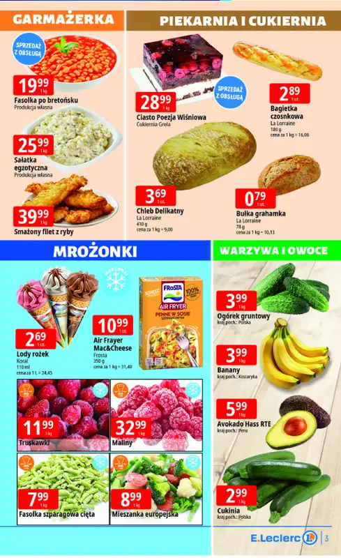 Leclerc - gazetka promocyjna Oferta Lublin Zana od poniedziałku 03.08 do soboty 08.08 - strona 3