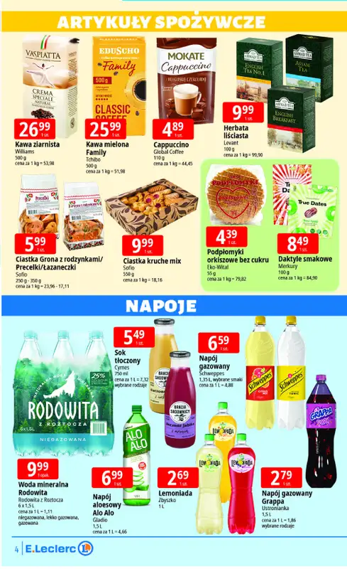 Leclerc - gazetka promocyjna Oferta Lublin Zana od poniedziałku 03.08 do soboty 08.08 - strona 4