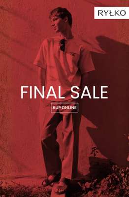 Ryłko - gazetka promocyjna Final Sale - kolekcja męska od poniedziałku 03.08 