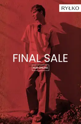 Ryłko - gazetka promocyjna Final Sale - kolekcja męska od poniedziałku 03.08 