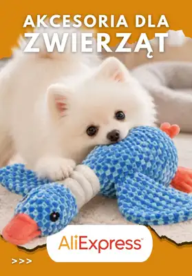 AliExpress - gazetka promocyjna Produkty dla zwierząt od poniedziałku 03.08 