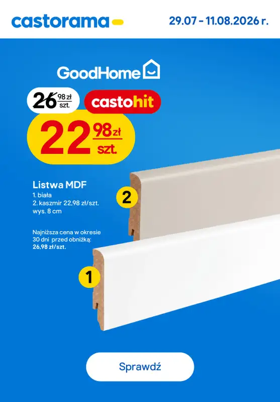 Castorama - gazetka promocyjna Najlepsze oferty od poniedziałku 03.08 do wtorku 11.08 - strona 13