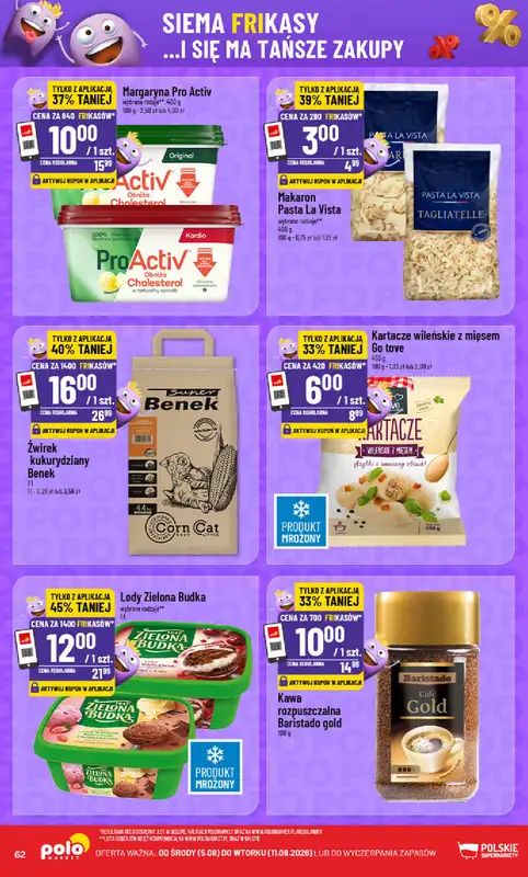 POLOmarket - gazetka promocyjna Gazetka od środy 05.08 do wtorku 11.08 - strona 62