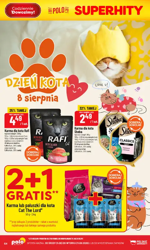 POLOmarket - gazetka promocyjna Gazetka od środy 05.08 do wtorku 11.08 - strona 64