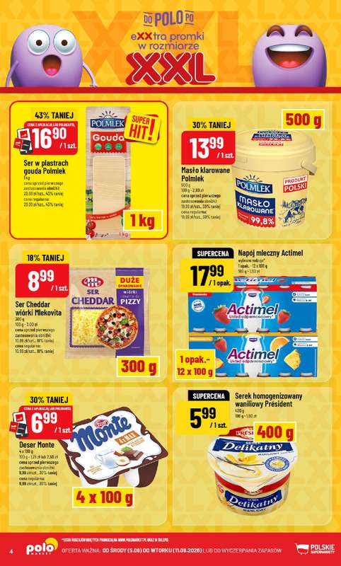 POLOmarket - gazetka promocyjna Gazetka od środy 05.08 do wtorku 11.08 - strona 4