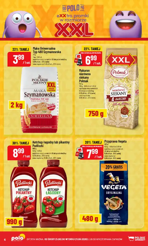 POLOmarket - gazetka promocyjna Gazetka od środy 05.08 do wtorku 11.08 - strona 6