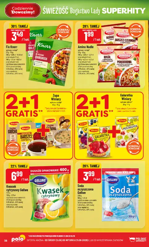 POLOmarket - gazetka promocyjna Gazetka od środy 05.08 do wtorku 11.08 - strona 38