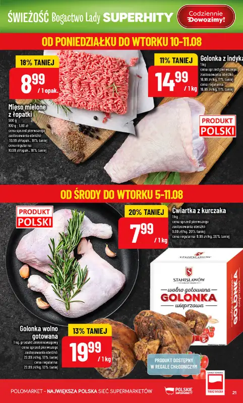 POLOmarket - gazetka promocyjna Gazetka od środy 05.08 do wtorku 11.08 - strona 21