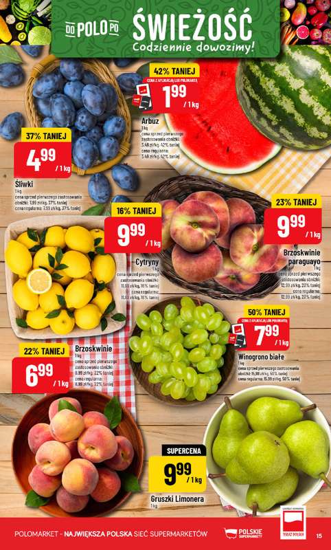 POLOmarket - gazetka promocyjna Gazetka od środy 05.08 do wtorku 11.08 - strona 15