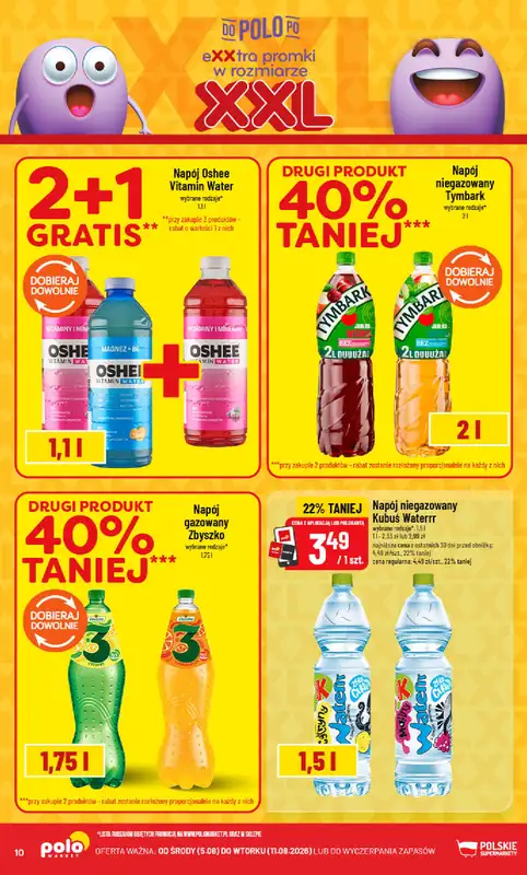 POLOmarket - gazetka promocyjna Gazetka od środy 05.08 do wtorku 11.08 - strona 10