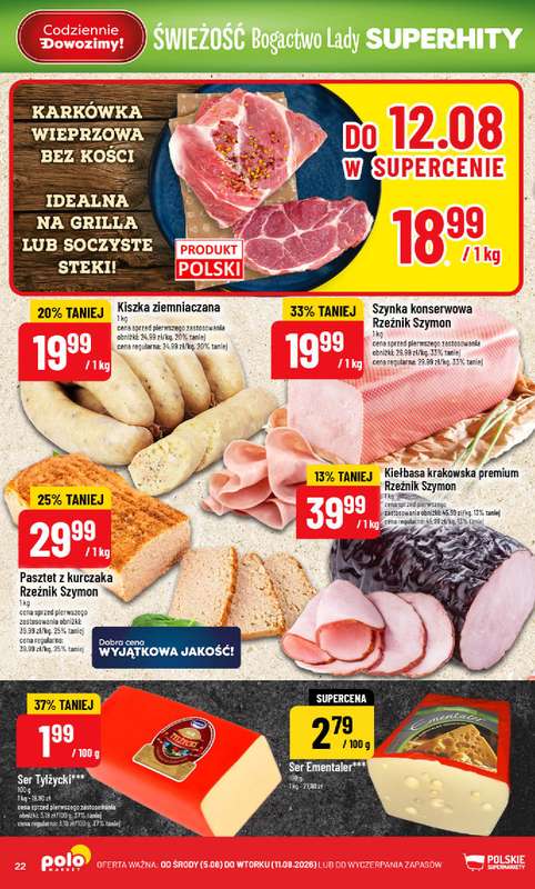 POLOmarket - gazetka promocyjna Gazetka od środy 05.08 do wtorku 11.08 - strona 22