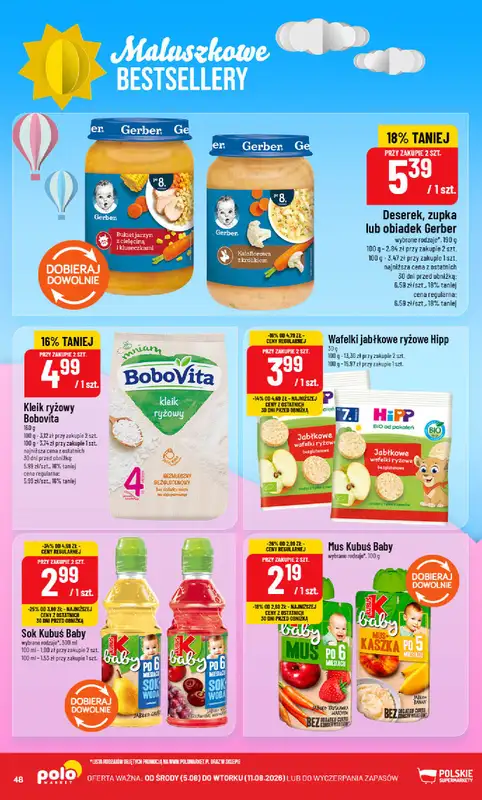 POLOmarket - gazetka promocyjna Gazetka od środy 05.08 do wtorku 11.08 - strona 48