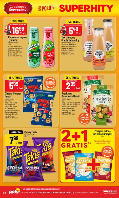 POLOmarket - gazetka promocyjna Gazetka od środy 05.08 do wtorku 11.08 - strona 52