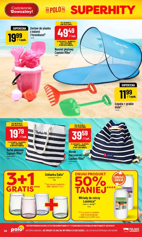 POLOmarket - gazetka promocyjna Gazetka od środy 05.08 do wtorku 11.08 - strona 68