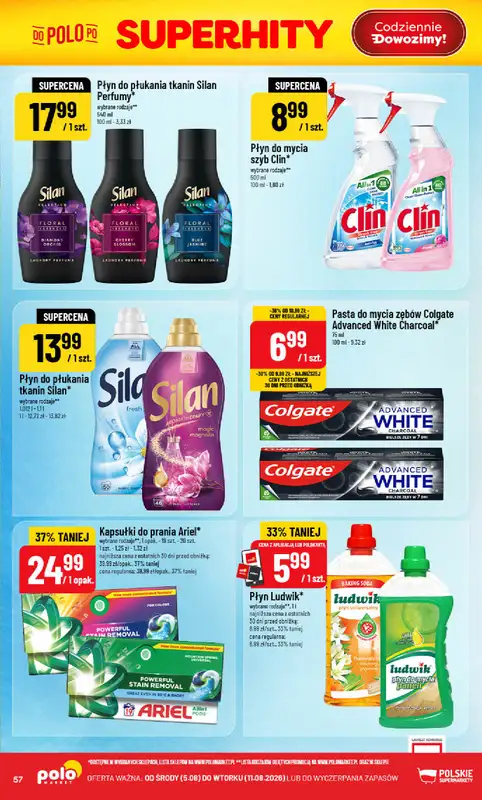 POLOmarket - gazetka promocyjna Gazetka od środy 05.08 do wtorku 11.08 - strona 57