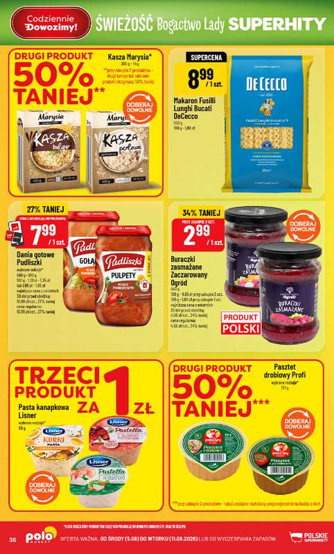 POLOmarket - gazetka promocyjna Gazetka od środy 05.08 do wtorku 11.08 - strona 36