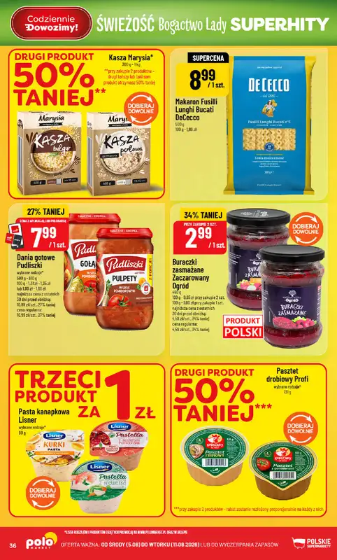 POLOmarket - gazetka promocyjna Gazetka od środy 05.08 do wtorku 11.08 - strona 36