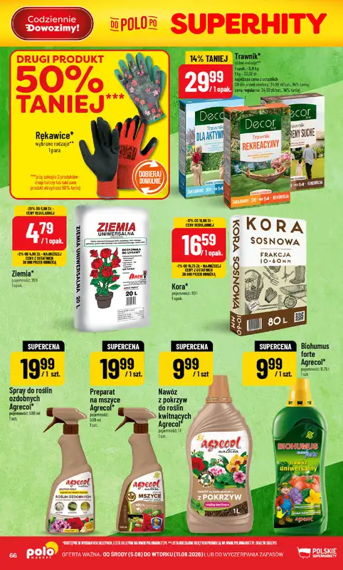 POLOmarket - gazetka promocyjna Gazetka od środy 05.08 do wtorku 11.08 - strona 66