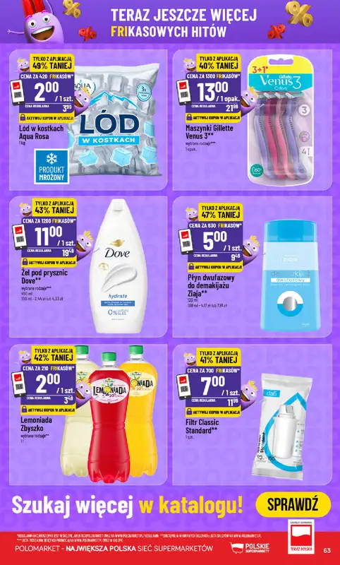 POLOmarket - gazetka promocyjna Gazetka od środy 05.08 do wtorku 11.08 - strona 63