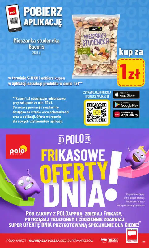 POLOmarket - gazetka promocyjna Gazetka od środy 05.08 do wtorku 11.08 - strona 61