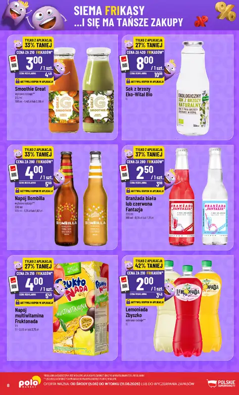 POLOmarket - gazetka promocyjna Frikasowy Katalog od środy 05.08 do wtorku 11.08 - strona 8