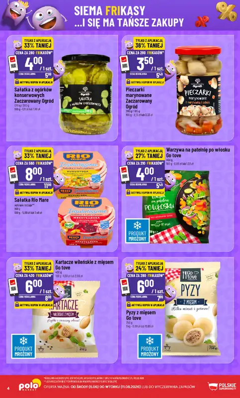 POLOmarket - gazetka promocyjna Frikasowy Katalog od środy 05.08 do wtorku 11.08 - strona 4