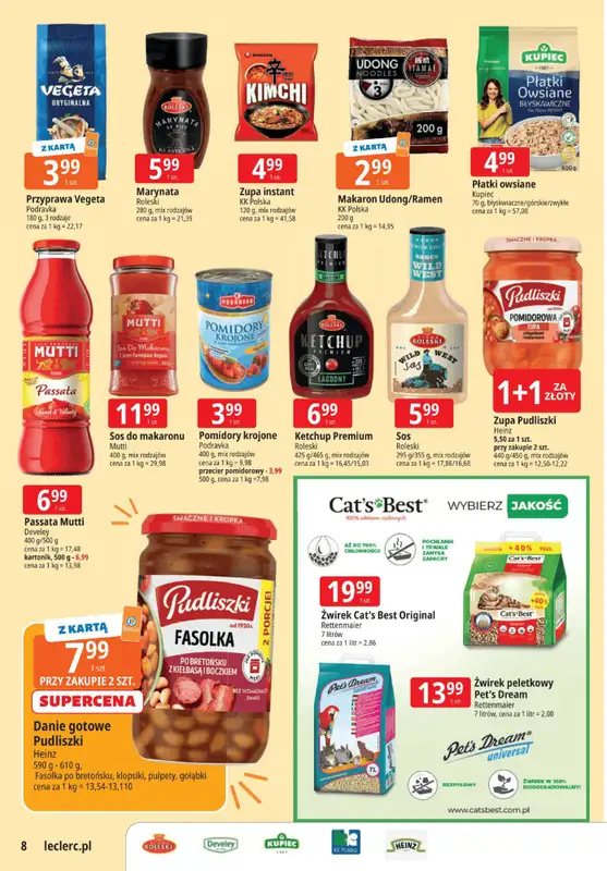 Leclerc - gazetka promocyjna Słoneczne ceny od wtorku 04.08 do soboty 08.08 - strona 8
