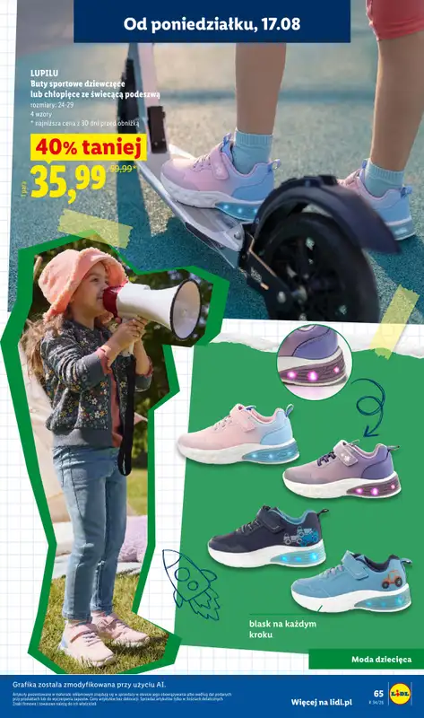 Lidl - gazetka promocyjna Kompletna wyprawka w megacenach od wtorku 14.07 do poniedziałku 31.08 - strona 65