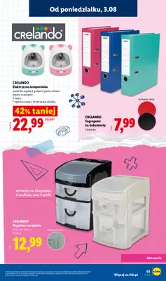 Lidl - gazetka promocyjna Kompletna wyprawka w megacenach od wtorku 14.07 do poniedziałku 31.08 - strona 61