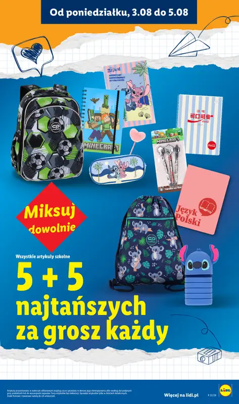 Lidl - gazetka promocyjna Kompletna wyprawka w megacenach od wtorku 14.07 do poniedziałku 31.08 - strona 69