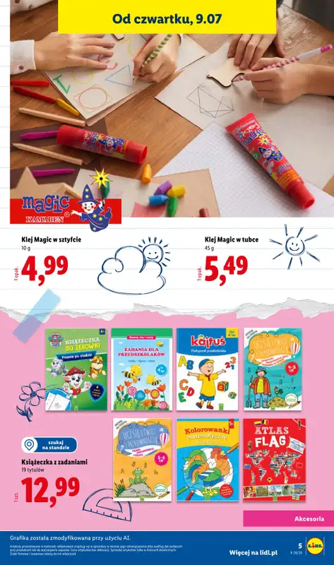 Lidl - gazetka promocyjna Kompletna wyprawka w megacenach od wtorku 14.07 do poniedziałku 31.08 - strona 5