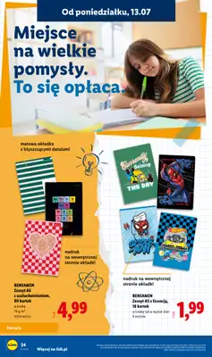 Lidl - gazetka promocyjna Kompletna wyprawka w megacenach od wtorku 14.07 do poniedziałku 31.08 - strona 24