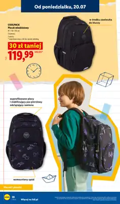 Lidl - gazetka promocyjna Kompletna wyprawka w megacenach od wtorku 14.07 do poniedziałku 31.08 - strona 28